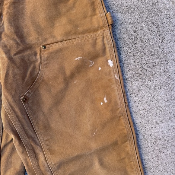 Vintage Tan Carhartt Double Knee Pants - Picture 9 of 10